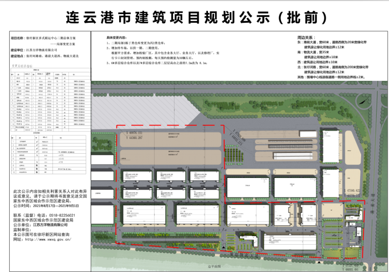 徐圩新區多式聯運中心二期規劃方案變更（批前公示）.png